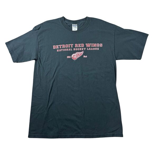VTG Detroit Redwings Graphic Shirt Men’s Large LOT OF 2 Heavyweight NHL Hockey - Picture 4 of 16